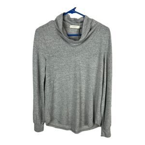 Mododoc Los Angeles NWT new Gray Cowell neck shirt sweater S Small Comfy Cozy